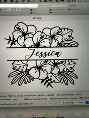 Personalized Hibiscus Stanley Cup – Unique Mother's Day Gift